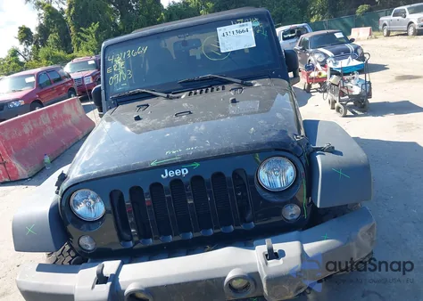 2015 Jeep Wrangler Sport из США, поврежденный, VIN 1C4AJWAG2FL702666